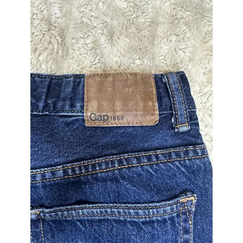 GAPKids 1969 classic slim straight medium-dark wash denim jeans Youth 14 Reg
